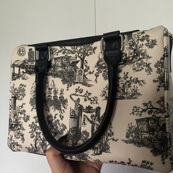 Disney Haunted Mansion Toile Print Handbag - Picture 2 of 3